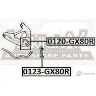 Стойка стабилизатора ASVA 0123-GX80R 1269682083 AS4V Z - Изображение 2
