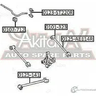 Стойка стабилизатора ASVA L0 J4WOY 0123-ST220R 1269682129 - Изображение 2