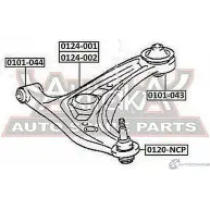 Рычаг подвески ASVA RY QQ2F 0124-002 1269682163 - Изображение 2
