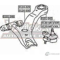 Рычаг подвески ASVA 1269682235 0124-029 ZM9SN D - Изображение 2
