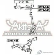 Рычаг подвески ASVA 0124-047 R 9L034 1420447022 - Изображение 2