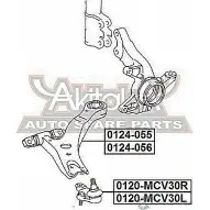 Рычаг подвески ASVA 0124-056 1269682345 SIZGQ R - Изображение 2