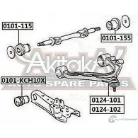 Рычаг подвески ASVA 0124-101 N6I L4 1269682371 - Изображение 2