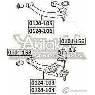 Рычаг подвески ASVA W3HH 9HH 1269682379 0124-105 - Изображение 2