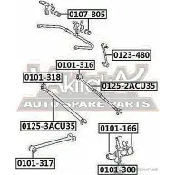 Рычаг подвески ASVA 0125-2ACU35 1269682477 IV SED4I - Изображение 2