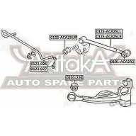 Рычаг подвески ASVA 0125-ACA25LL 1269682523 OY YCQOZ - Изображение 2