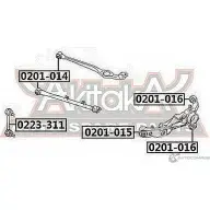 Сайлентблок ASVA M0BFG U 1269682987 0201-014 - Изображение 2