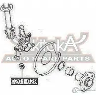Сайлентблок ASVA QZT 3C 1269683149 0201-029 - Изображение 2