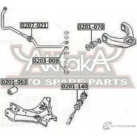Сайлентблок ASVA 1269683289 038POL K 0201-070 - Изображение 2