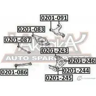 Сайлентблок ASVA 0201-083 5KP 7X 1269683433 - Изображение 2