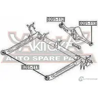 Сайлентблок ASVA 1269683551 0201-113 KVM L8 - Изображение 2