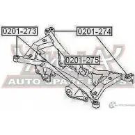 Сайлентблок ASVA 0201-274 1269684085 CJ5B CW8 - Изображение 2