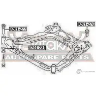 Сайлентблок ASVA 9X 3NO 1269684125 0201-281 - Изображение 2