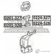 Сайлентблок ASVA 1269684163 1KR BVFT 0201-326 - Изображение 2