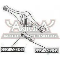 Сайлентблок ASVA 1269684417 0201-A33RS 7U8 FBD - Изображение 2