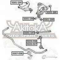 Втулка стабилизатора ASVA 1269684911 0207-038 2 9ZS7B - Изображение 2