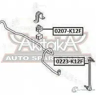 Втулка стабилизатора ASVA 8KYHMQ C 0207-K12F 1269684957 - Изображение 2