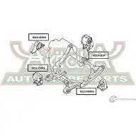 Подушка двигателя ASVA 0212-L31R 1269685161 86LY 7Q2 - Изображение 2