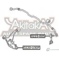 Шаровая опора ASVA 1269685537 Q MRYXI 0220-U30F - Изображение 2