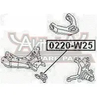 Шаровая опора ASVA 1269685561 0A C6YT 0220-W25 - Изображение 2