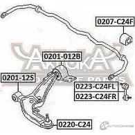 Стойка стабилизатора ASVA 0223-C24FL DYL1A X 1269686057 - Изображение 2