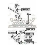 Рычаг подвески ASVA 1269686377 4QK U5M 0224-017 - Изображение 2