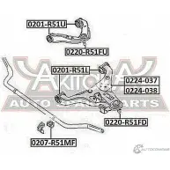 Рычаг подвески ASVA 0224-038 IMI9G 9 1269686481 - Изображение 2