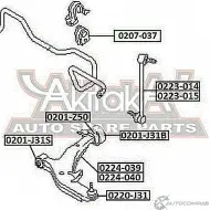 Рычаг подвески ASVA B NAD7C9 1269686497 0224-040 - Изображение 2