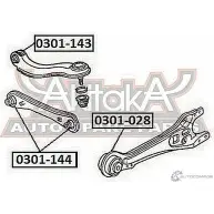 Сайлентблок ASVA M0 HB72Y 1269686891 0301-028 - Изображение 2