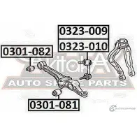 Сайлентблок ASVA CRYR 206 1269687163 0301-081 - Изображение 2