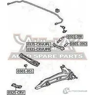 Сайлентблок ASVA 0301-09O X J4AV6O 1269687241 - Изображение 2