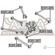 Сайлентблок ASVA 0301-102 VC K9D 1269687279 - Изображение 2