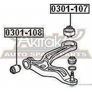 Сайлентблок ASVA 1269687287 T0KT 579 0301-107 - Изображение 2