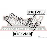 Сайлентблок ASVA 0301-148 1269687445 9B PLMN - Изображение 2