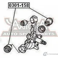 Сайлентблок ASVA 1269687539 0301-158 XL 38SC - Изображение 2