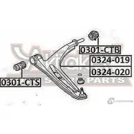 Сайлентблок ASVA 0301-CTB 3T8A H 1269687587 - Изображение 2