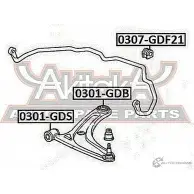 Сайлентблок ASVA 1269687677 0301-GDS KV LVN6 - Изображение 2