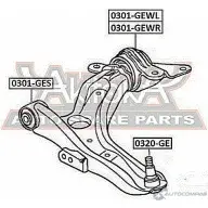 Сайлентблок ASVA 1269687731 0 IMJ06Y 0301-GEWL - Изображение 2