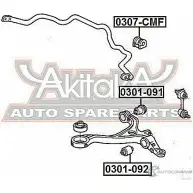 Втулка стабилизатора ASVA IK5 23M 0307-CMF 1269687849 - Изображение 2