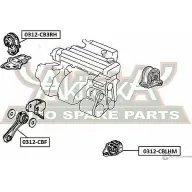 Подушка двигателя ASVA 0312-CBF 3BXZG 6 1269687913