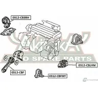 Подушка двигателя ASVA 0312-CBFMT 1269687915 Y3X B3QL - Изображение 2