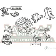 Подушка двигателя ASVA VYMO FO1 0312-CFGBR 1269687933 - Изображение 2