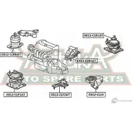 Подушка двигателя ASVA 68P6 WCK 0312-CLR2AT 1269687981 - Изображение 2