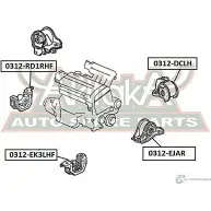 Подушка двигателя ASVA M3Z LPB 1269688037 0312-EK3LHF - Изображение 2