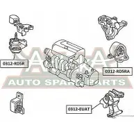Подушка двигателя ASVA H KF3B 0312-EUAT 1269688051 - Изображение 2