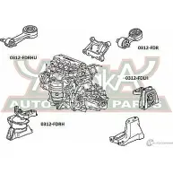 Подушка двигателя ASVA 7P E8I 0312-FDLH 1269688105 - Изображение 2