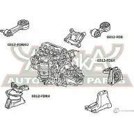 Подушка двигателя ASVA 0312-FDRH 1269688109 C T1J3P - Изображение 2