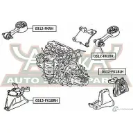 Подушка двигателя ASVA VLCPB Z1 0312-FK18LH 1269688119