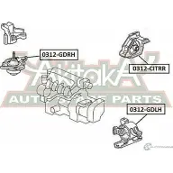 Подушка двигателя ASVA 0312-GDLH SGN GJ7C 1269688129 - Изображение 2