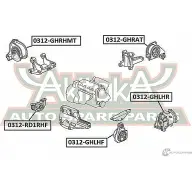 Подушка двигателя ASVA 1269688143 C HZPMM 0312-GHLHF - Изображение 2